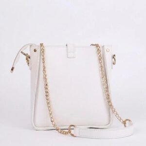 white Flap Cross Body Bag