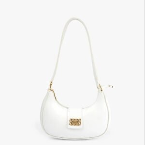 White AVA Shoulder Bag