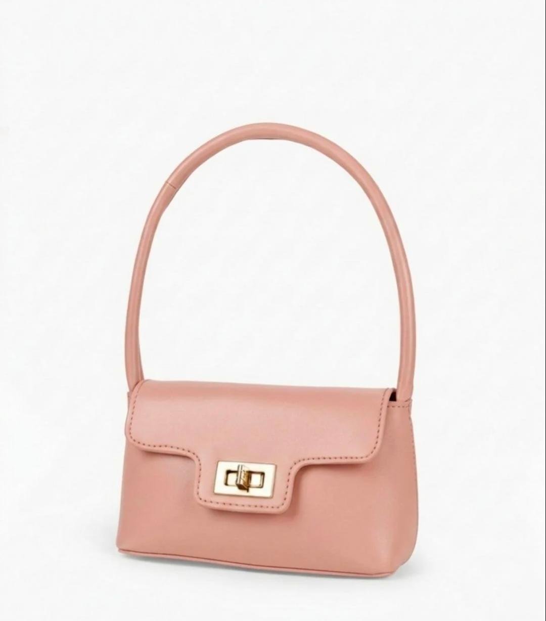 Pink Elyra Shoulder Bag - Image 1