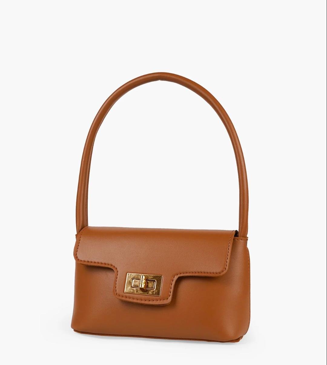 Horse Brown Elyra Shoulder Bag - Image 1