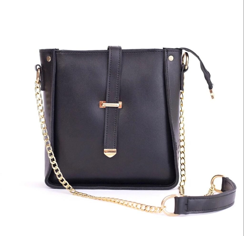 Black Flap Cross Body Bag