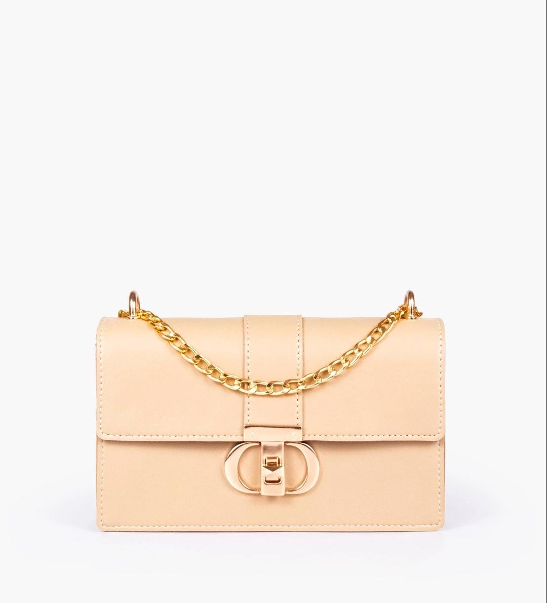 Off white Luna Adjustable Chain Strap Crossbody Bag - Image 1